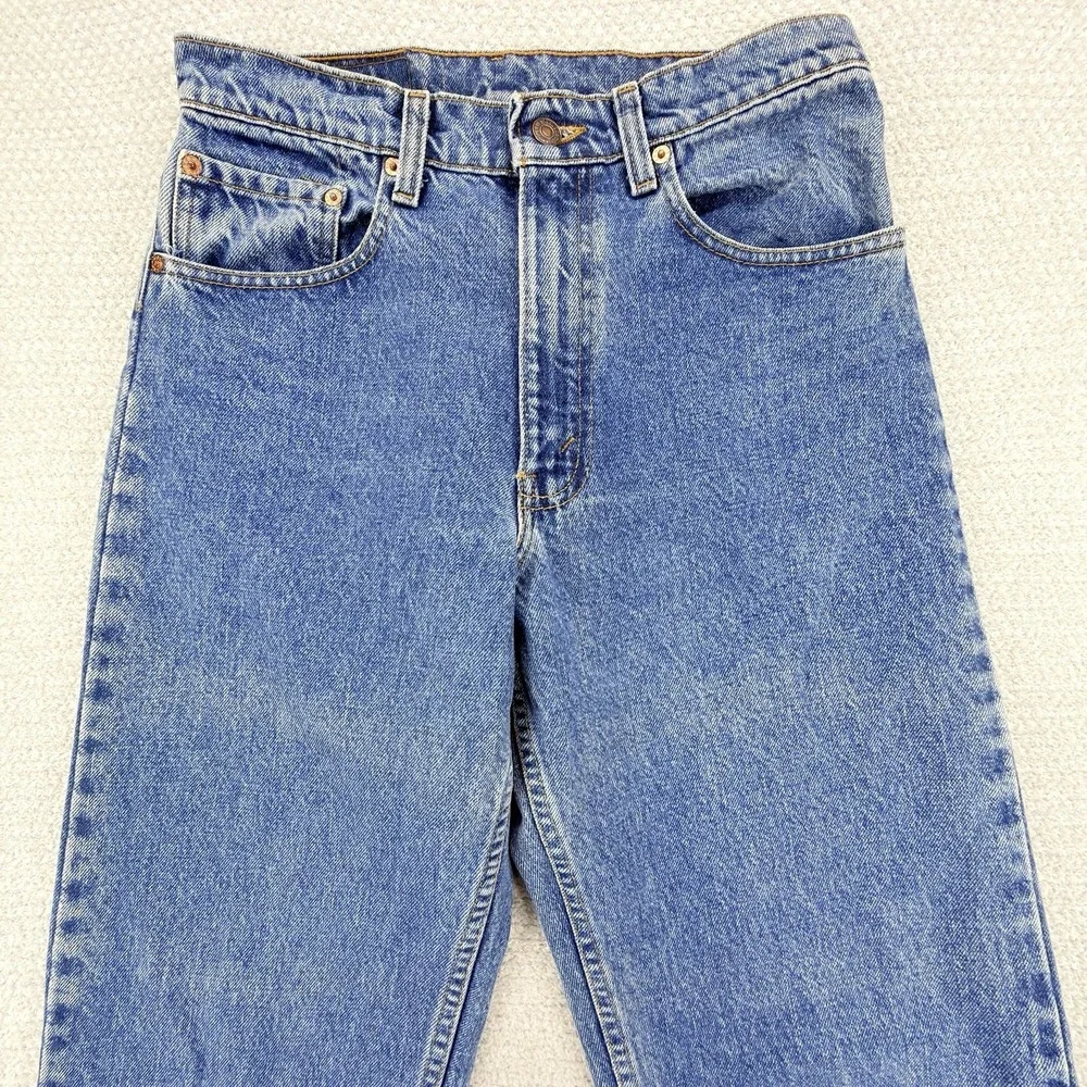 VTG Levis 550 Jeans Mens 31x32 Blue Relaxed Tapered Red Tab Denim Made in USA